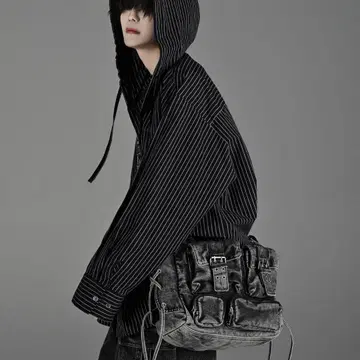 ADRER 빈티지 데님 숄더 백