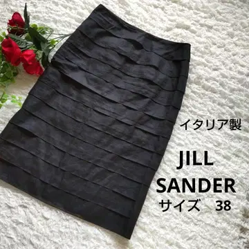 JILL SANDER 캉캉 스커트 코튼 사이즈 38 이탈리아제