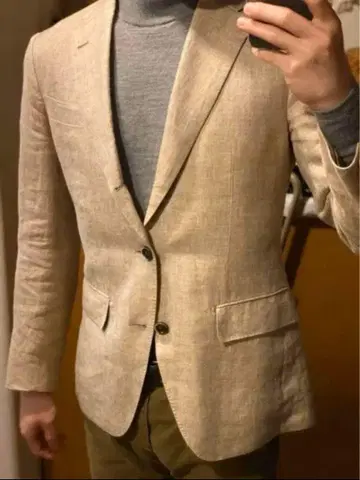 suit select 린넨 자켓