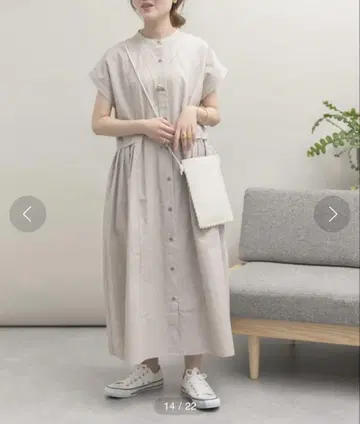 URBAN RESEARCH LAB 허리 턱 원피스