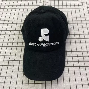 Rest & Recreation RR LOGO 캡 블랙
