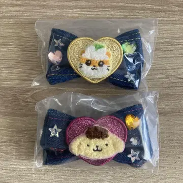 산리오 캐릭터즈 시크릿 헤어 클립 2개 세트