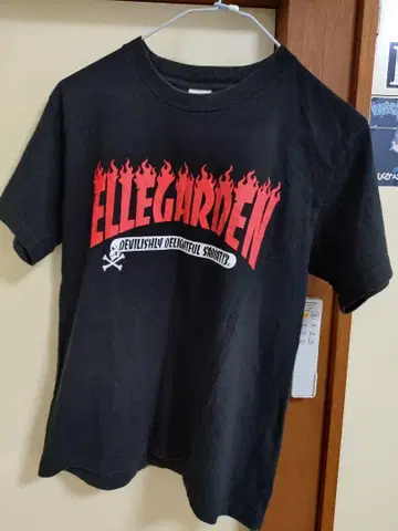 ELLEGARDEN 라이브 T셔츠 S 사이즈 블랙