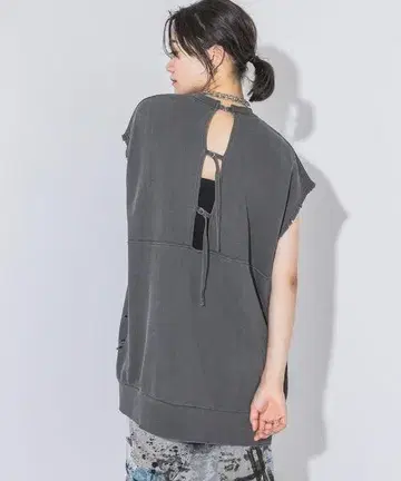 JEANASIS 지나시스 백 오픈 크러쉬 미니 원피스