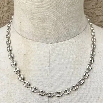 SILVER925 PIG NOSE NECKLACE/실버/목걸이