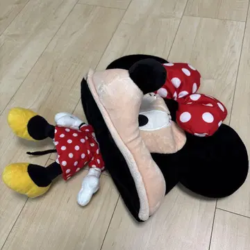 디즈니 굿즈] 미니 마우스 봉제 인형 모자