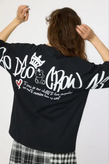 BRIDGE BEAR LOGO 티셔츠 L 사이즈 블랙