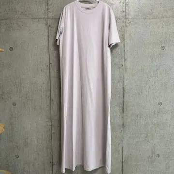 가격 인하 오라리 반팔 롱 원피스 라이트 핑크