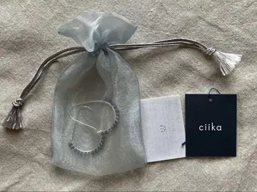 [미사용 새상품] ciika eve rapis 귀걸이 실버