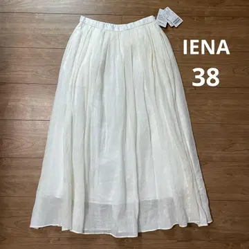 IENA 라미 턱 개더 스커트