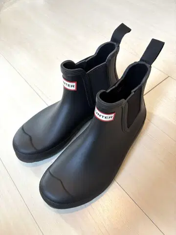 [새상품급] HUNTER 블랙 오리지널 첼시 UK6 (약 25cm)