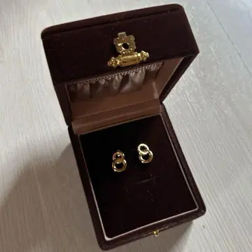ete 에테 더블 서클 귀걸이 골드 금