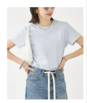 Plage Basic 티셔츠 블루 프리 사이즈