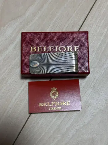 미사용 새상품 BELFIORE 머니 클립