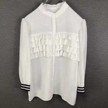 보더스 앳 발코니 FRILL GEORGETTE BLOUSE 38