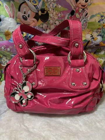ANNA SUI 에나멜 백 핑크