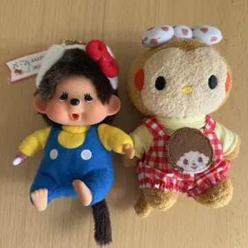 몬치치 헬로키티 콜라보 봉제 인형 S 묶음 판매