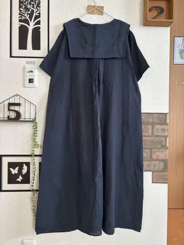 새상품급 세일러 카라 원피스 * 네이비