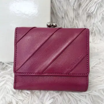 미사용 NINA RICCI 니나리치 3단 폴더형 지갑 미니 가마구치 지갑