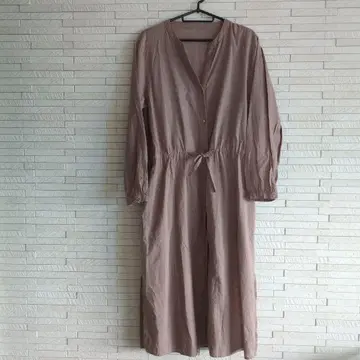 베이지 롱 셔츠 타입 긴팔 겉옷