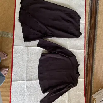 시세 다크 퍼플 셋업 스커트
