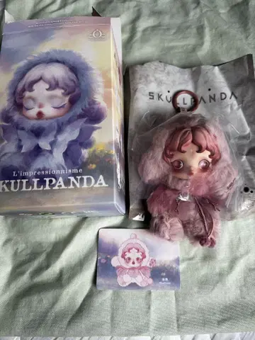 SKULLPANDA L'impressionisme 핑크 커스텀 인형
