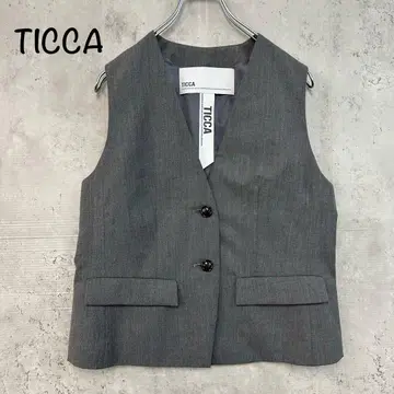 새상품급 TICCA 티카 베스트 베스트 그레이 여성용 2버튼