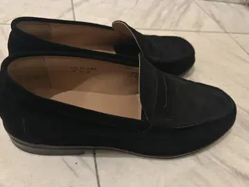 SHIPS 블랙 스웨이드 로퍼