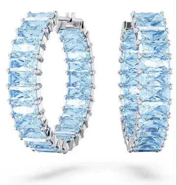 Swarovski Matrix 후프 귀걸이 와타나베 쇼타 스노와