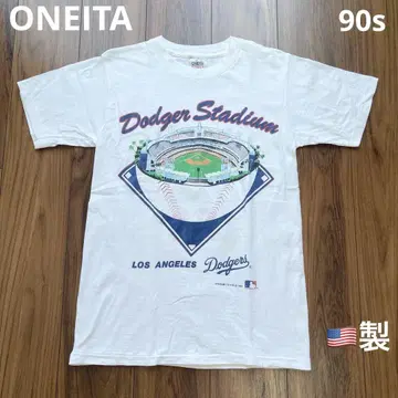 90s 로스앤젤레스 다저스 티셔츠 화이트 M 싱글 스티치 코튼