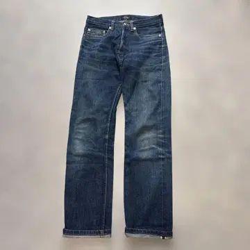 아페쎄 스트레이트 데님 다크 블루