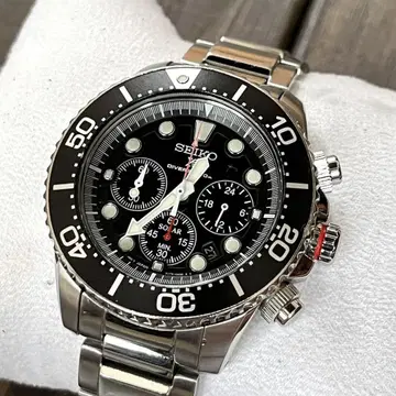 [새상품급] SEIKO 프로스펙스 다이버 스쿠버 솔라 크로노그래프