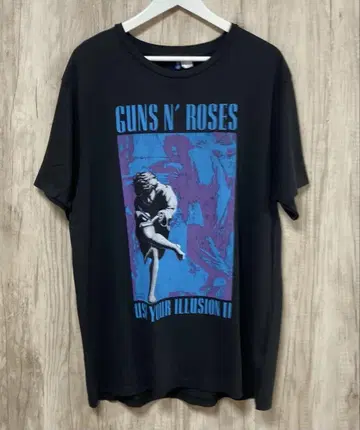 GUNS N' ROSES 티셔츠 H&M 사이즈 L 블랙