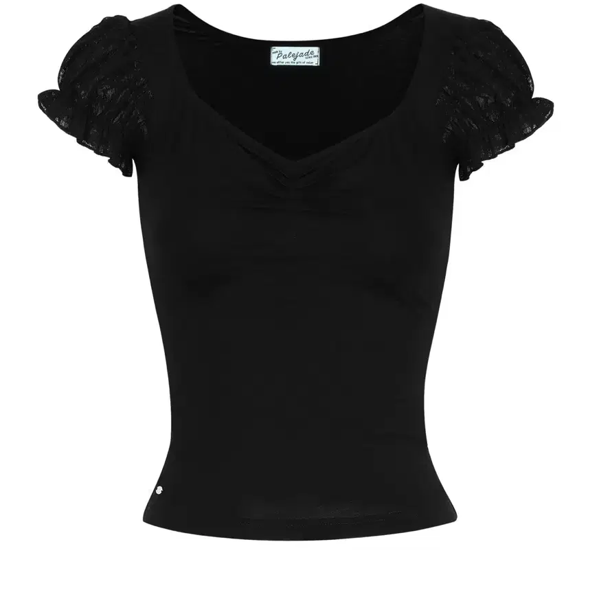 PALE JADE☆See-Through Puff Sleeve T Wren Puff Sleeve Top – Marine Layer