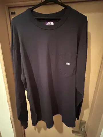 THE NORTH FACE 네이비 XL 롱 슬리브 티셔츠