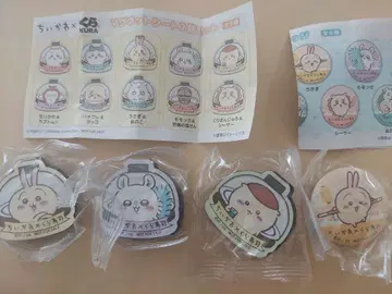 치이카와 토끼 모몽가 밤만쥬 캔배지 마그넷시트 쿠라스시