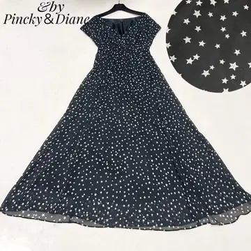 &by Pincky&Diane 별 패턴 카슈쿨 롱 원피스