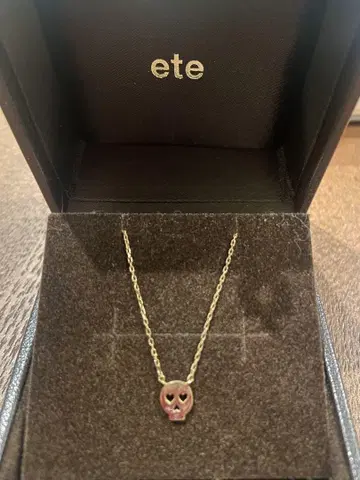 ete 에테 스컬 목걸이 K10