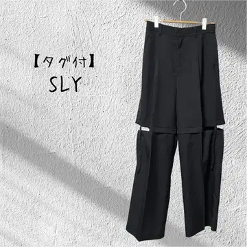 [택 포함] SLY 슬라이 2way 워크 팬츠 블랙
