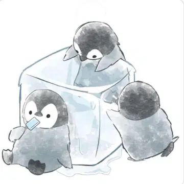 펭귄 아크릴 키링