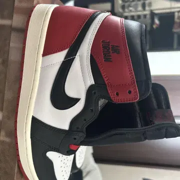 Air Jordan 하이컷 스니커즈 화이트/레드/블랙