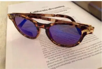 새상품 bonjour records SUNGLASSES OVAL SLIM