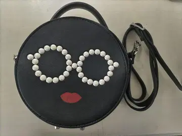 아조리 원형 숄더백 핸드백 블랙