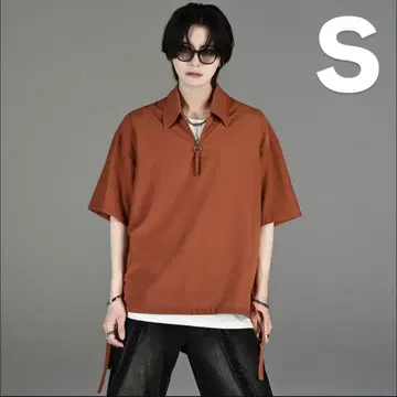ADRER 코드 크링클 하프 지퍼 셔츠
