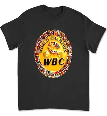 WBC 티셔츠 복싱 블랙
