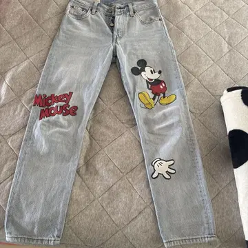 Levi's 미키 마우스 데님 팬츠 미키