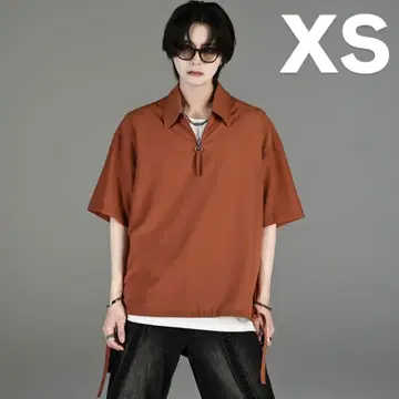 ADRER 코드 크링클 하프 지퍼 셔츠