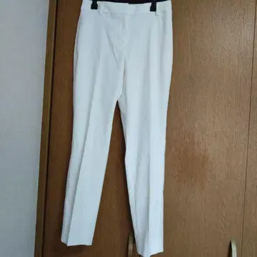 플라스테 린넨 블렌드 스틱 팬츠 [미사용에 가까운] S