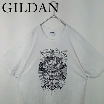 GILDAN Dennis M. O'Bryan 티셔츠 스컬 프린트 XL