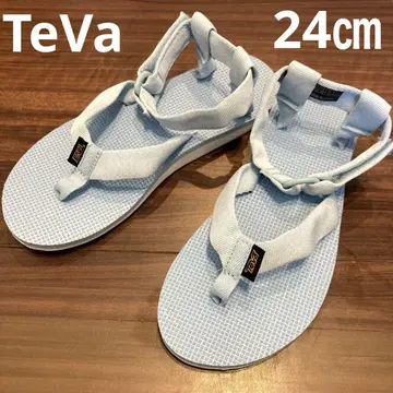 TeVa 테바 스포츠 샌들 비치 샌들 스카이블루 24cm 스트랩